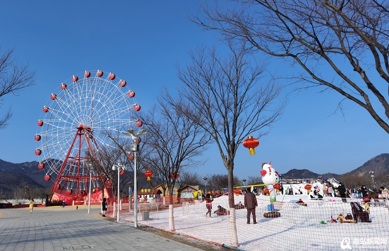 青岛世博园摩天轮正式投入使用！还有雪圈、彩虹大滑道……