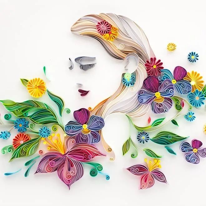美到惊艳绝伦，俄罗斯美女艺术家用衍纸打造出一个个奇幻世界
