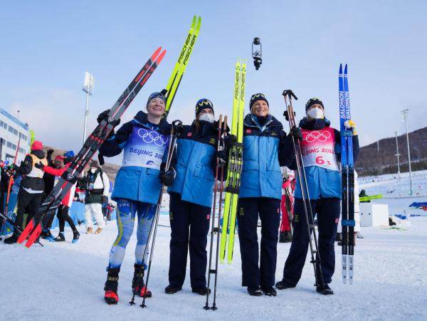 奥运会跑五公里多久(北京冬奥会｜越野滑雪女子4×5公里接力赛况)