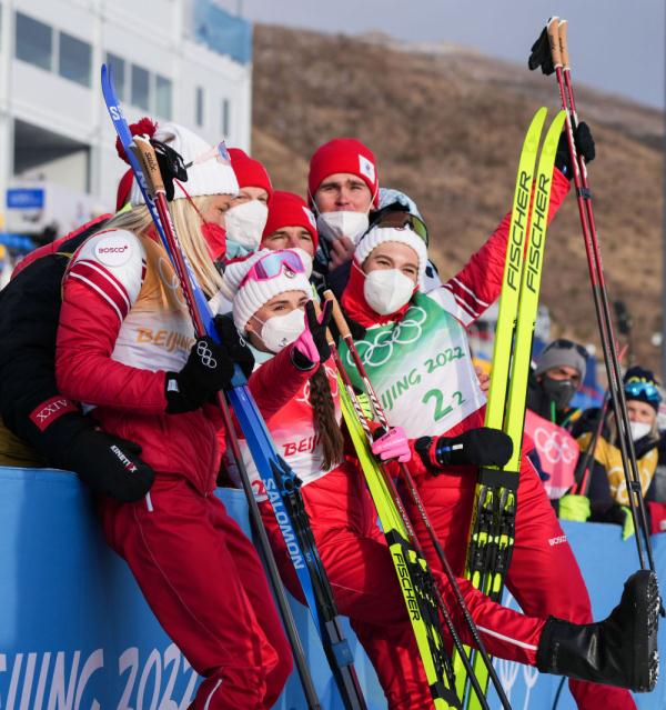 奥运会跑五公里多久(北京冬奥会｜越野滑雪女子4×5公里接力赛况)