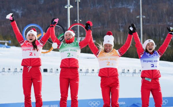 奥运会跑五公里多久(北京冬奥会｜越野滑雪女子4×5公里接力赛况)