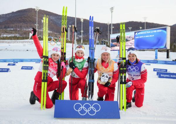 奥运会跑五公里多久(北京冬奥会｜越野滑雪女子4×5公里接力赛况)