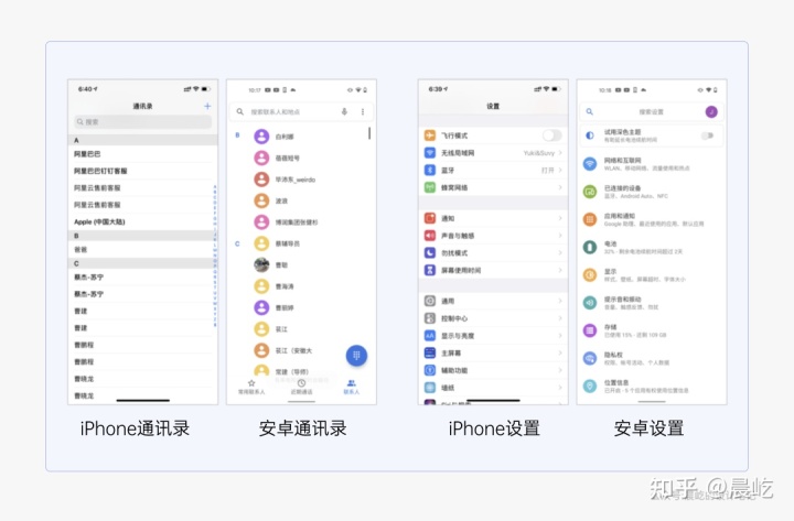 界面设计中的分割方式