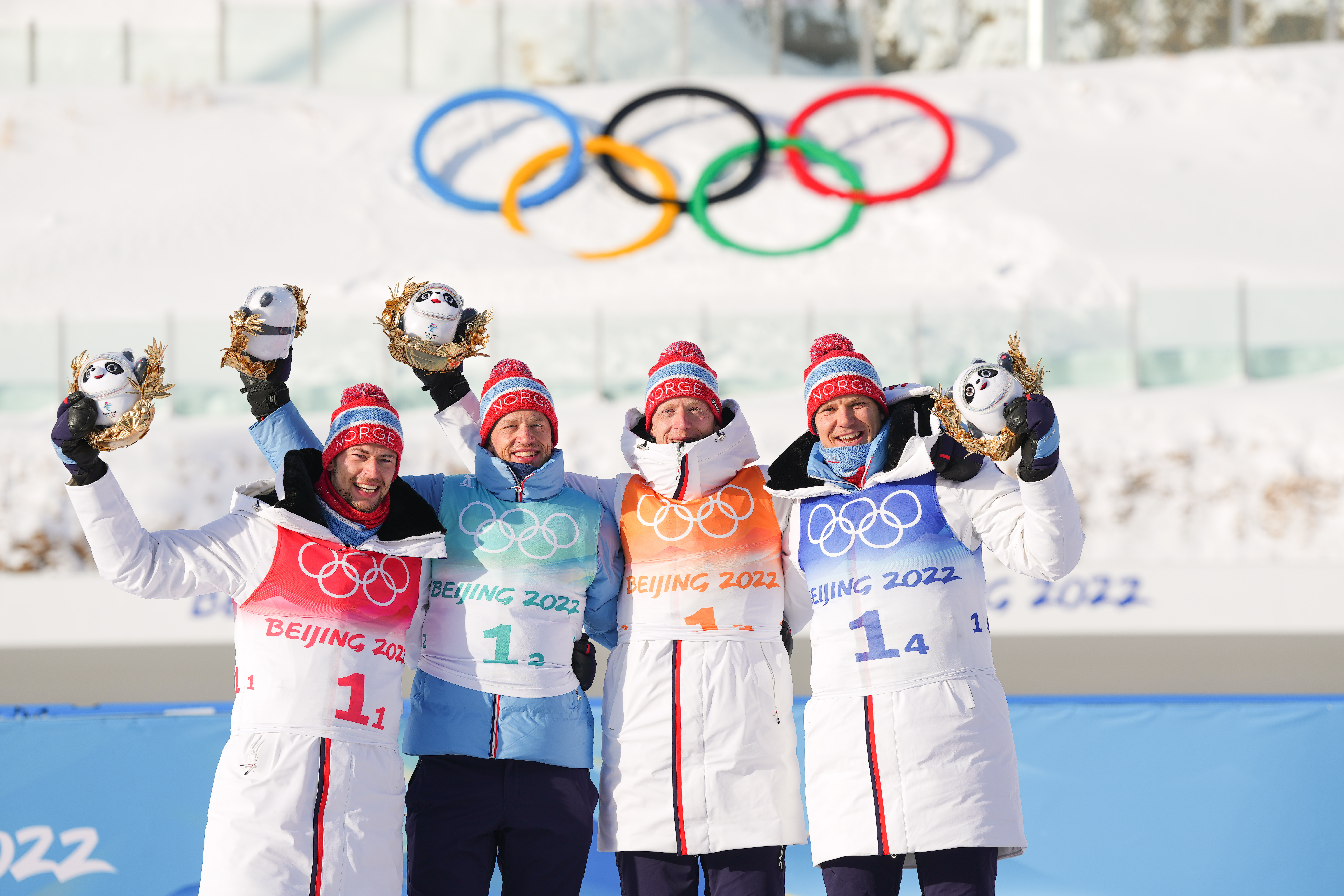 奥运会男子接力赛是多久（冬季两项-男子4×7.5公里接力：挪威队夺冠）