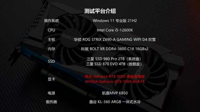 映众RTX 3050 黑金至尊版评测：散热表现稳健的光追战士