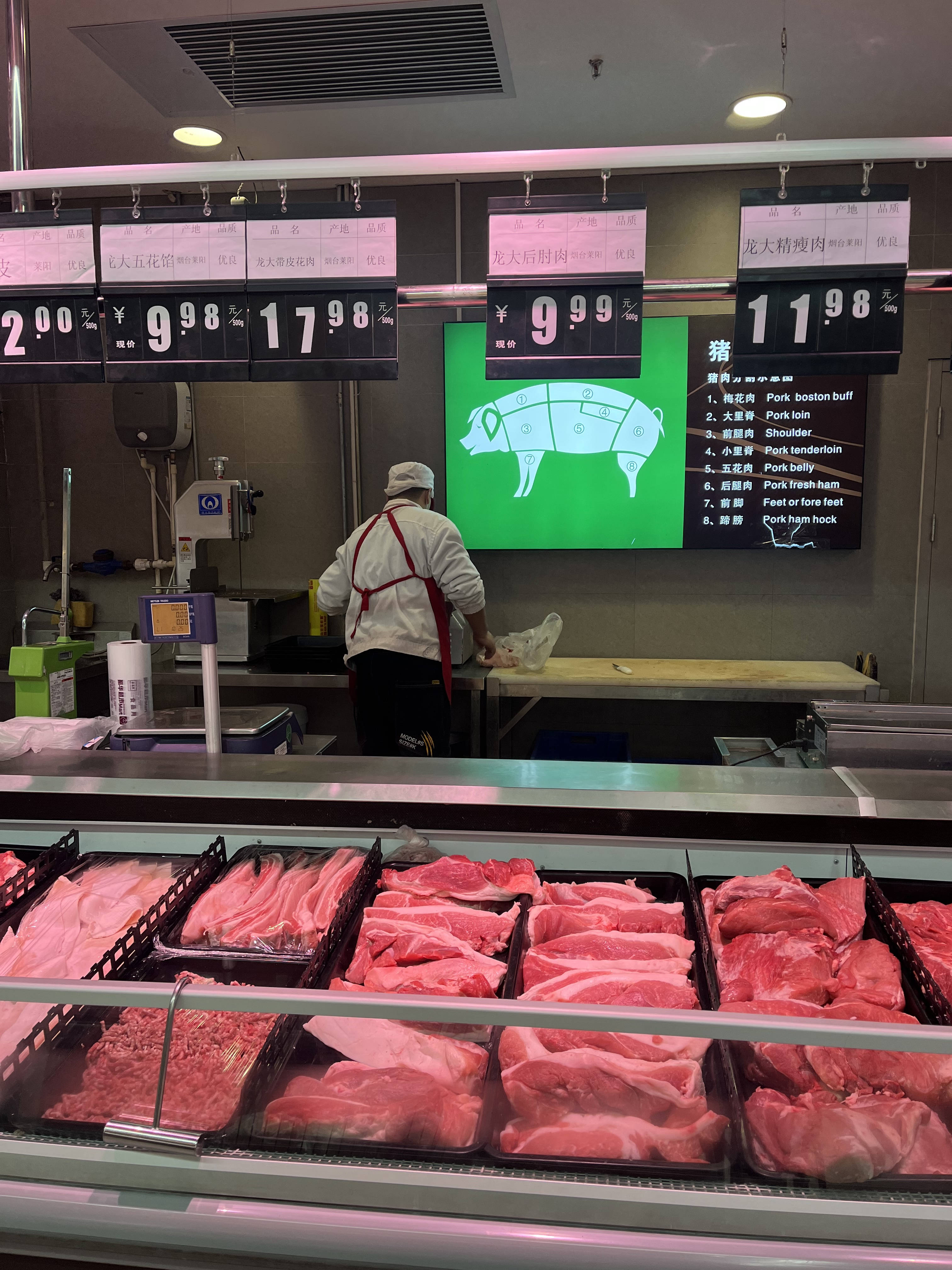 烟台今日猪肉价格查询「烟台最新猪肉价格」
