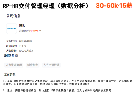 阿里腾讯们对HR动手了！我们盘点了26家大厂的数字化HR标准……