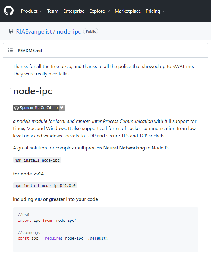 node-ipc开源维护者因反俄自毁代码 遭到GitHub社区猛烈抨击