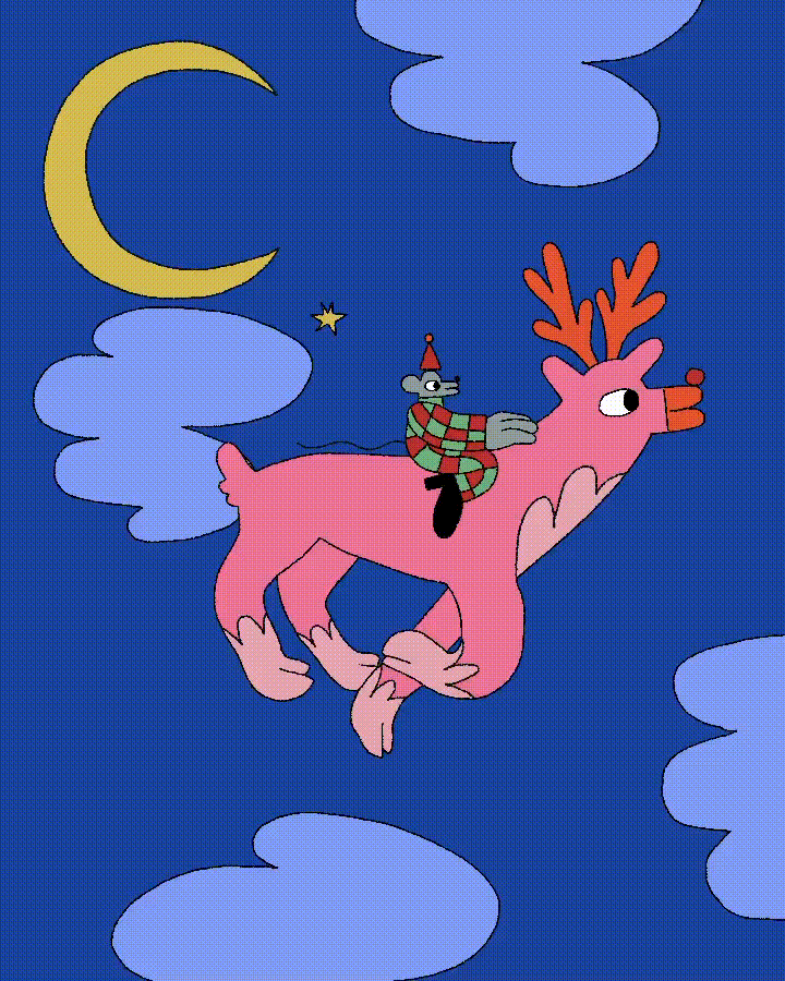 gif插画丨滑稽又魔性的gif小动画,拟人化的创作生动演绎熟悉的日常