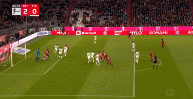 基米希角球献助攻（拜仁过去16次通过角球得分，开角球的球员都是基米希）