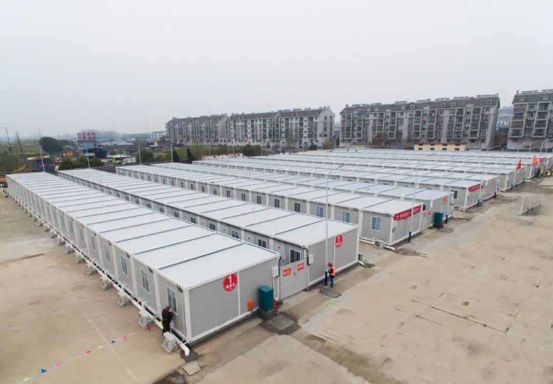 当涂新建临时隔离点一期工程竣工！5天建成252间隔离房