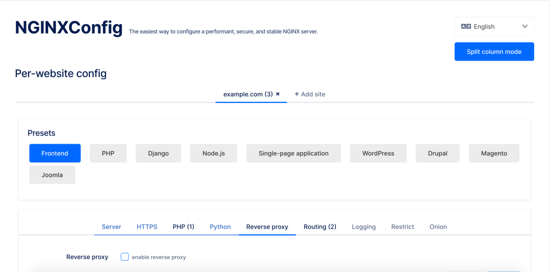 推薦一篇詳細(xì)的Nginx 配置清單