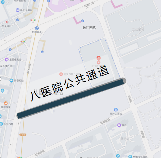 后湖片新修两条路，从这些小区去八医院方便多了