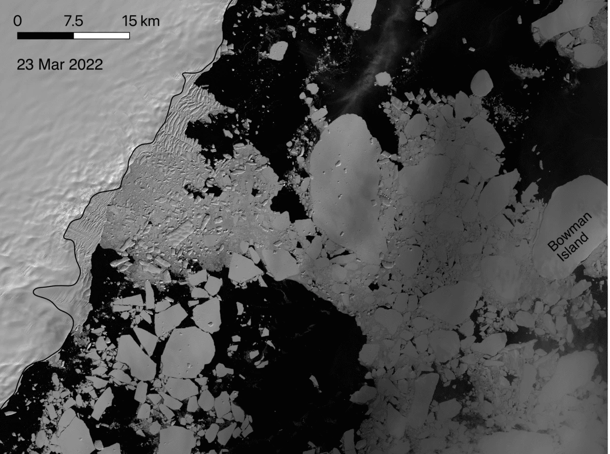 东南极洲热浪与未预料到的冰架崩塌事件同时出现-第1张图片-IT新视野