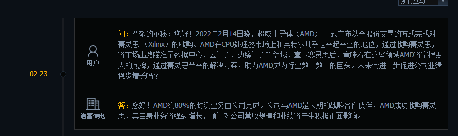 2021年净利润大增、背靠AMD的通富微电为何跌跌不休？