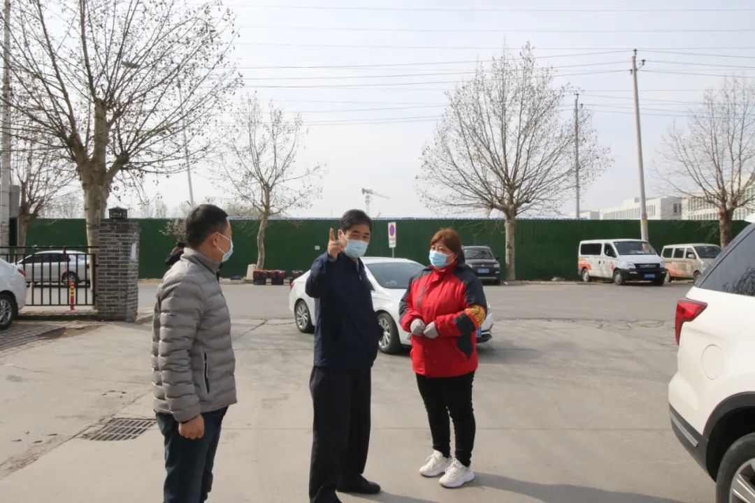 济南新材料产业园区管委会主任韩利师督导疫情防控工作
