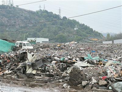 太扎眼！温州奥体中心西侧300米外“垃圾遍地”