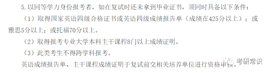 考研究生需要什么条件？研究生报考条件一览