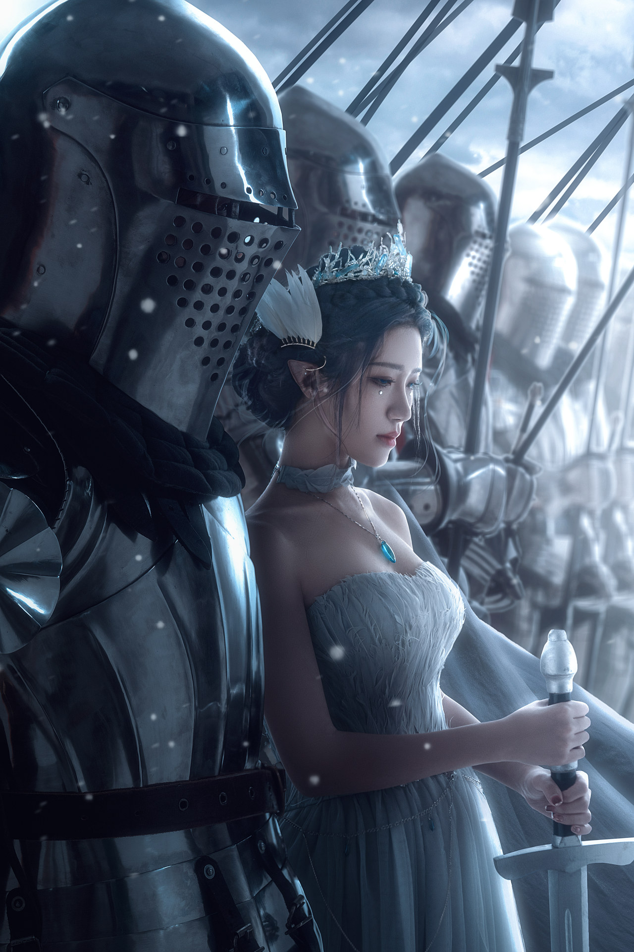 鬼刀系列人物 冰公主 海琴烟Cosplay图-哪边嗨