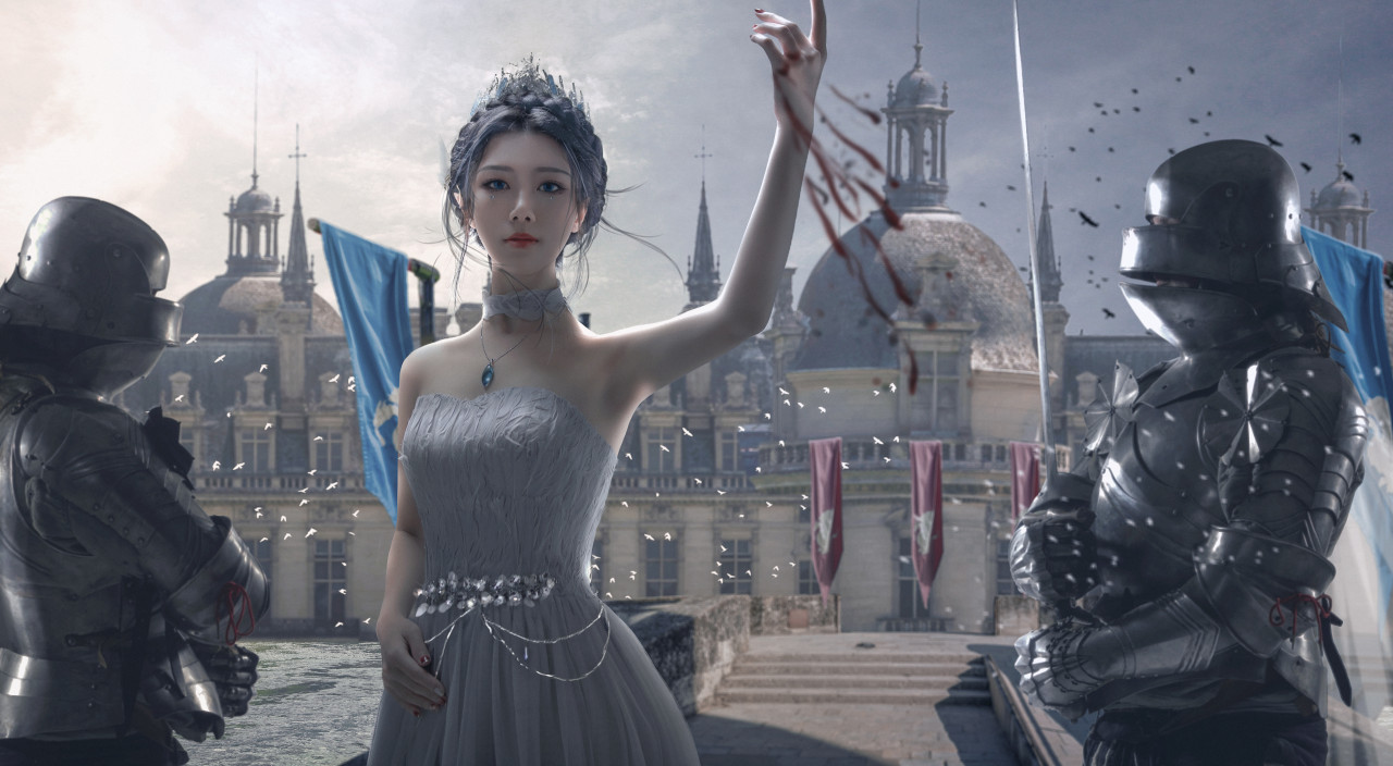 鬼刀系列人物 冰公主 海琴烟Cosplay图-哪边嗨