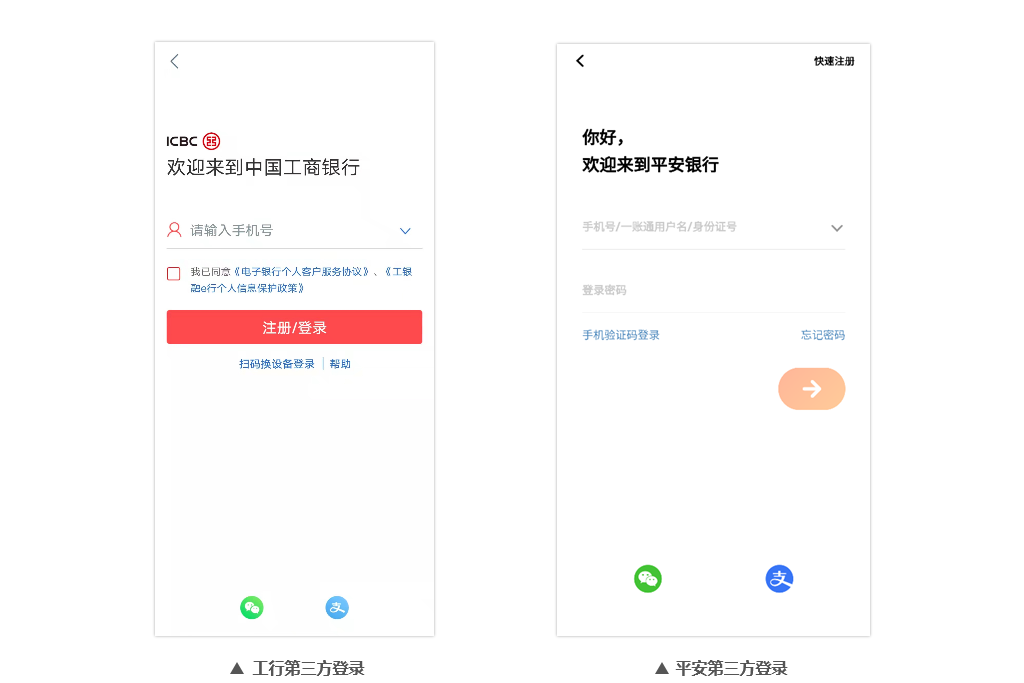 复盘：个人手机银行第三方登录