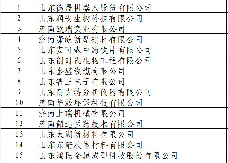 捷報頻傳！濟(jì)南新材料產(chǎn)業(yè)園區(qū)15家企業(yè)獲評市級“專精特新”中小企業(yè)