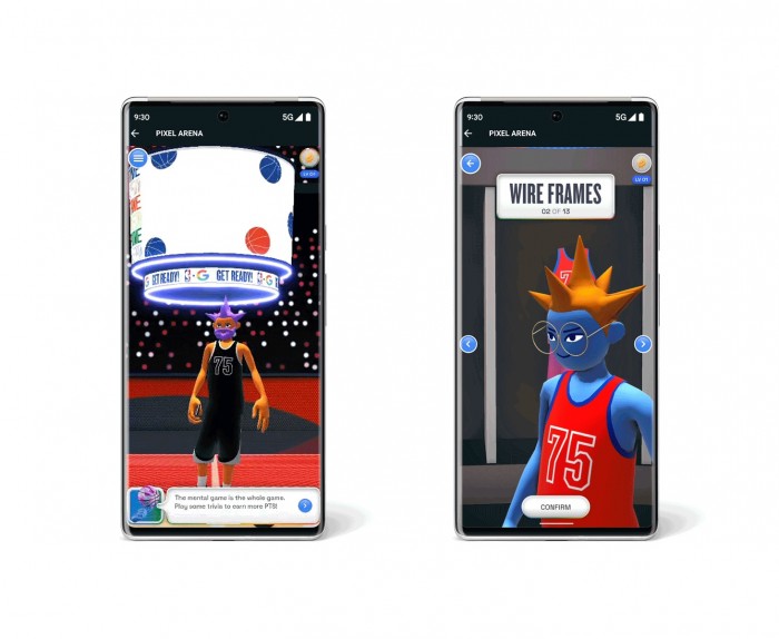 nbaofficialapp(谷歌为NBA官方App内置了一个虚拟的Pixel Arena篮球馆)