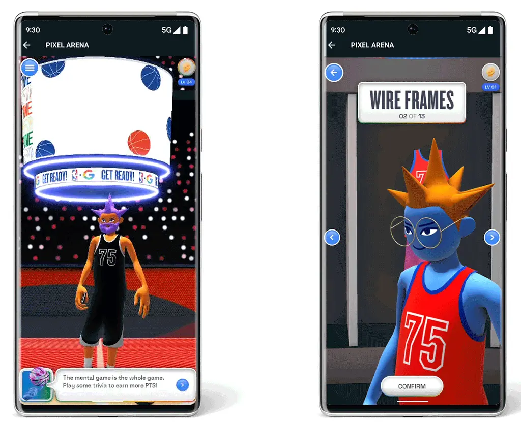 今年的nba手机游戏有哪些(NBA和Google携手推Pixel Arena：为球迷提供全新比赛观看体验)