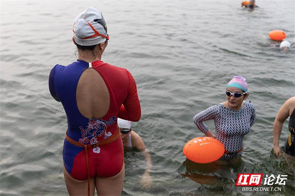 你身边会游泳的人多吗（清水出芙蓉，桃源江边这群训练有素的美女泳队很养眼）