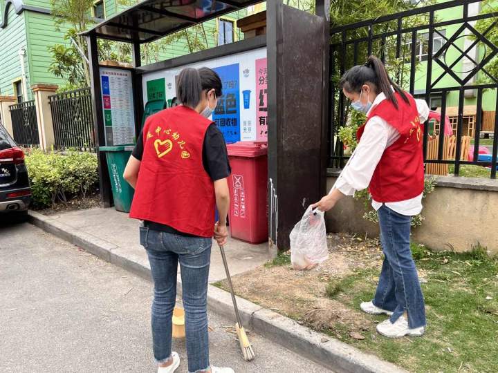 绿色园，生态园，河庄幼儿园进行绿色环保系列活动