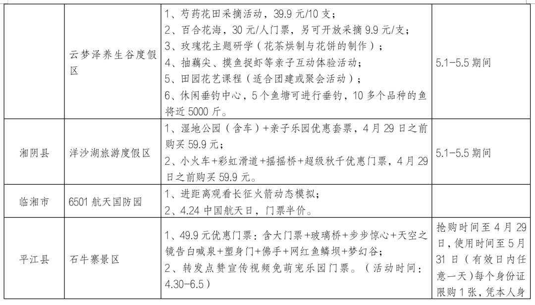 快！来！薅！羊！毛！“五一”湖南省100 景区优惠全攻略