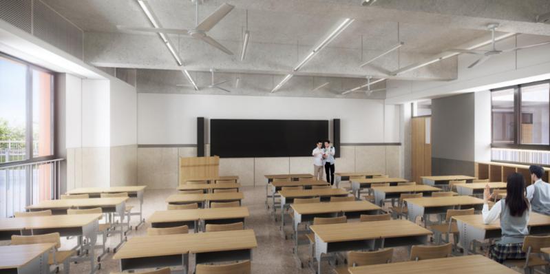 寶安第一外國(guó)語學(xué)校的國(guó)際范新校區(qū)來啦(圖5) 寶安第一外國(guó)語學(xué)校的國(guó)際范新校區(qū)來啦(圖5)