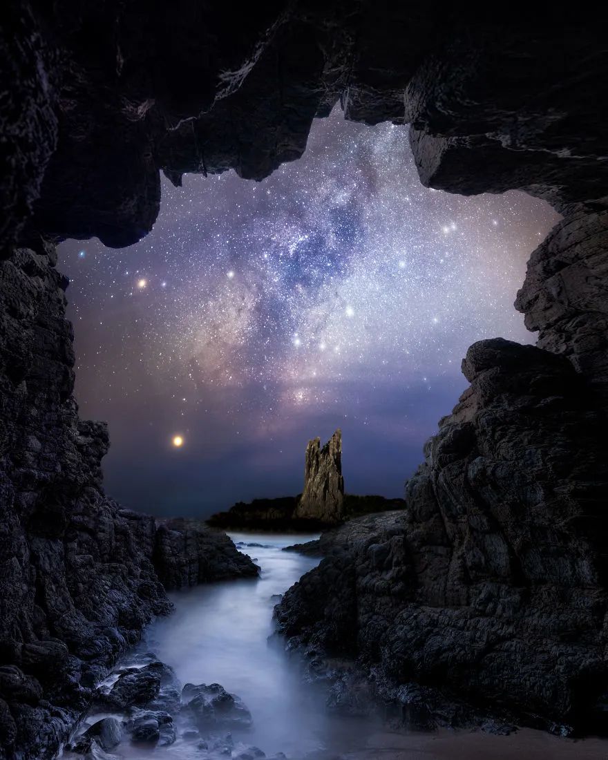夜晚月亮图片(在世界各地拍摄各种夜景) - 赤虎壹号