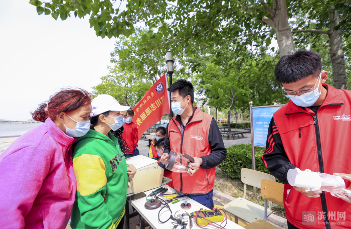 滨州市在全国首创“新时代文明实践志愿服务地图”