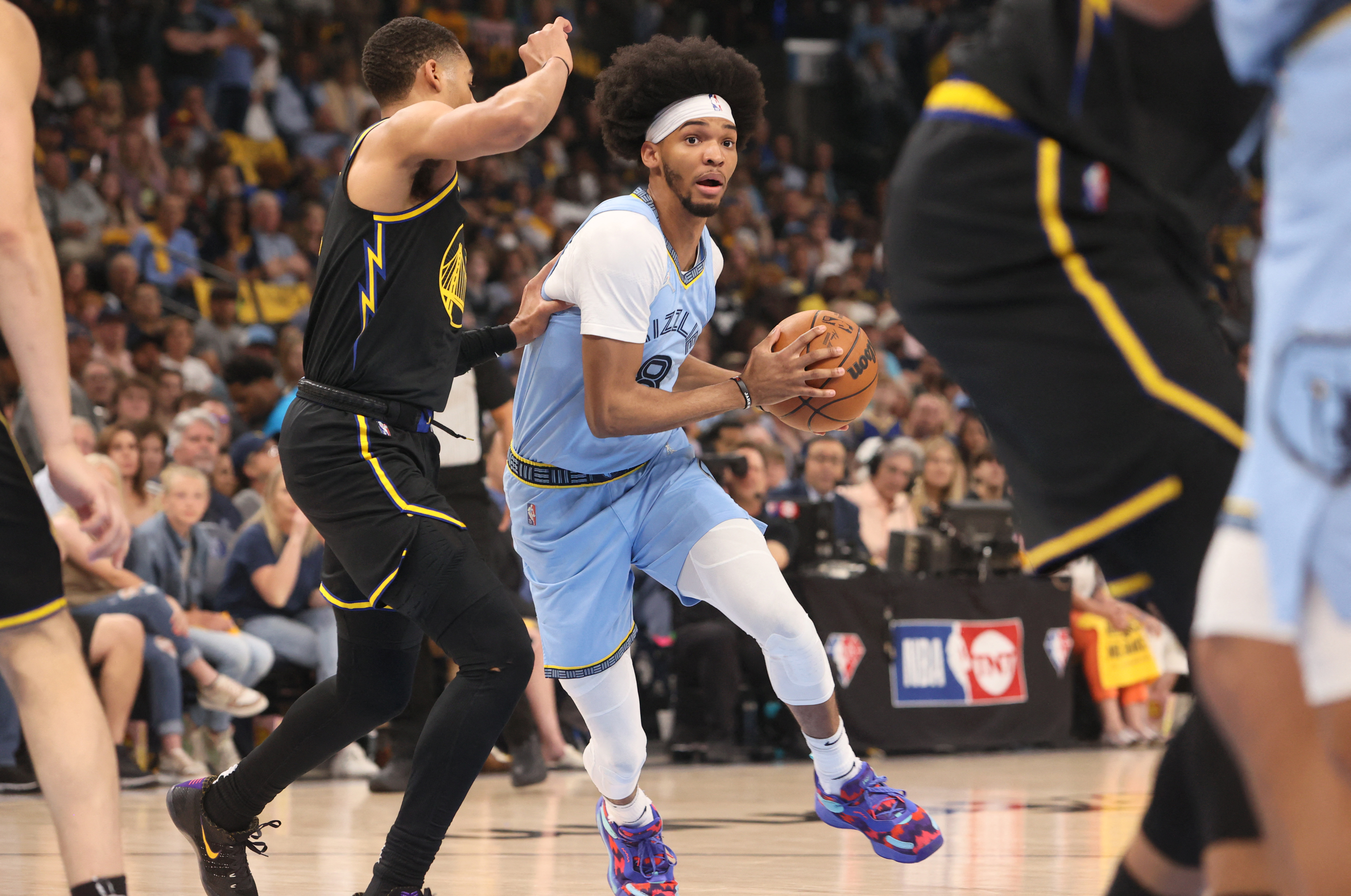 勇士vs灰熊2021（（體育）籃球-NBA西部半決賽第五場：灰熊勝勇士）