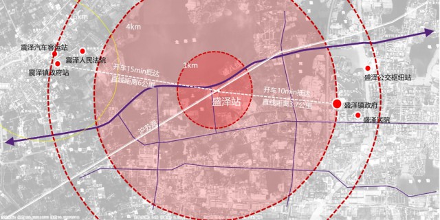 北麻漾南侧,是服务吴江南部区域的重要铁路枢纽,辐射到平望,震泽,桃源