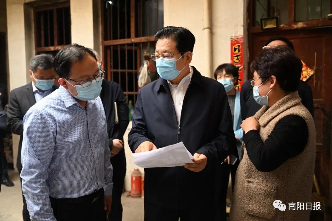 市委书记朱是西到镇平调研