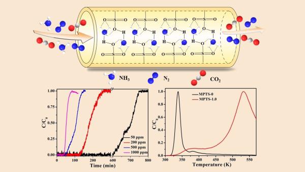 城市环境所低浓度氨气选择性吸附材料研究取得进展