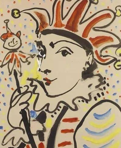 欣赏|毕加索的水彩画