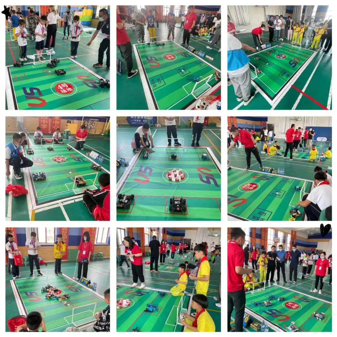 机器人足球比赛(机器人足球争霸赛点燃学生科技梦)