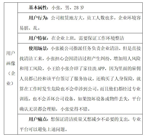 简单劳务型——家政APP竞品分析报告