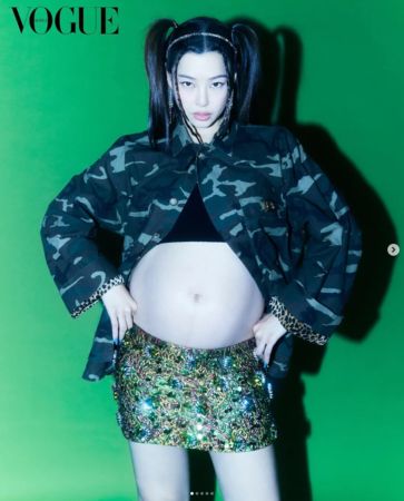 李荷妮怀胎9月拍杂志！「心疼怀孕女演员要藏肚」胎教就是自己幸福