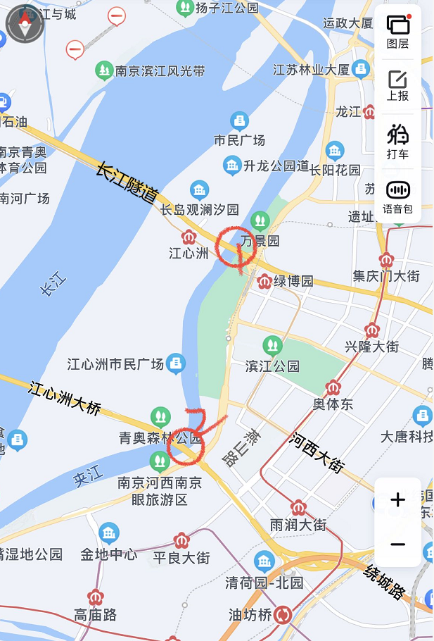 南京江心洲地图图片