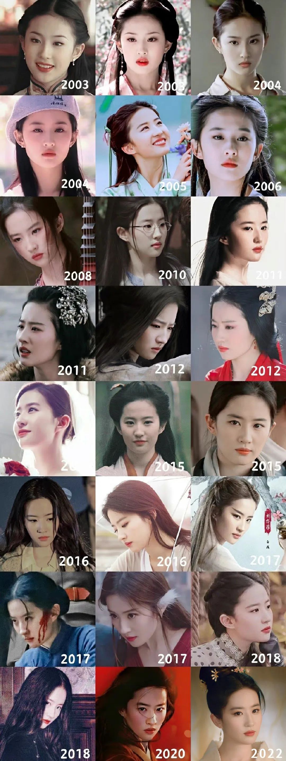 谁能想到天仙刘亦菲和温柔沈眉庄竟然私藏过这些丑衣服？