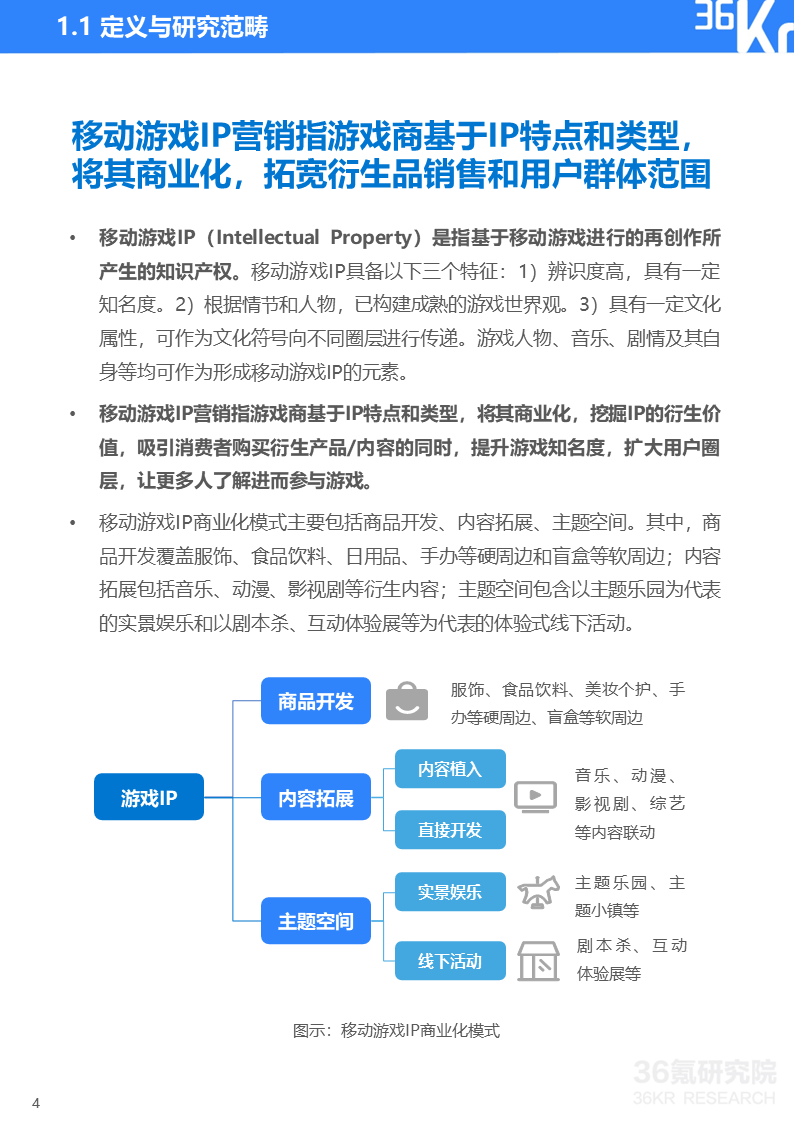 36氪研究院 | 2022年中国移动游戏IP营销研究报告