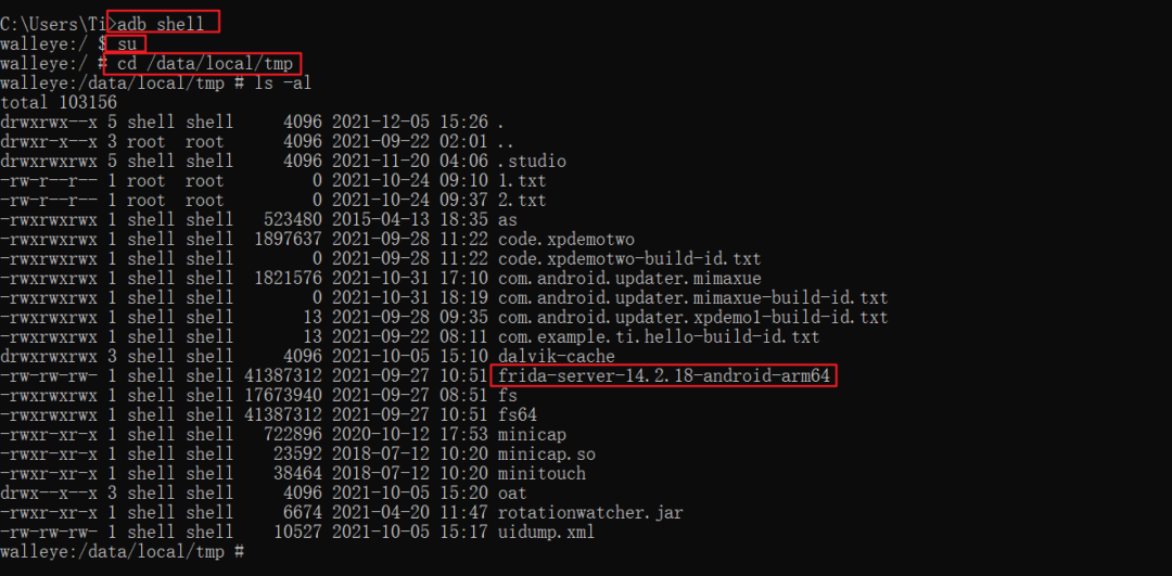 原生安卓开发app的框架frida安装和Python小试牛刀