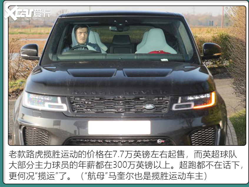 英超球队球员都开什么车（英超球星都喜欢开啥车？少不了大G 揽胜 法拉利）