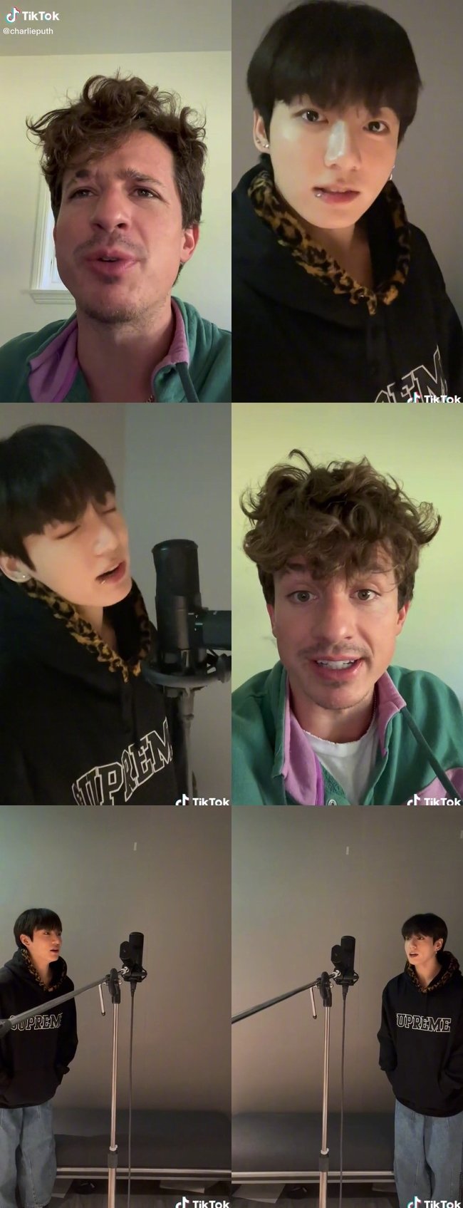 220617 防弹少年团柾国将参与Charlie Puth《Left and Right》feat，“时隔4年的合作”