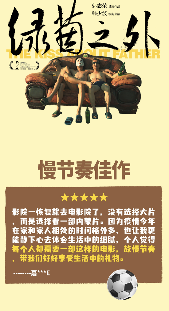 电影《绿茵之外》正式上映，真情实感好评不断