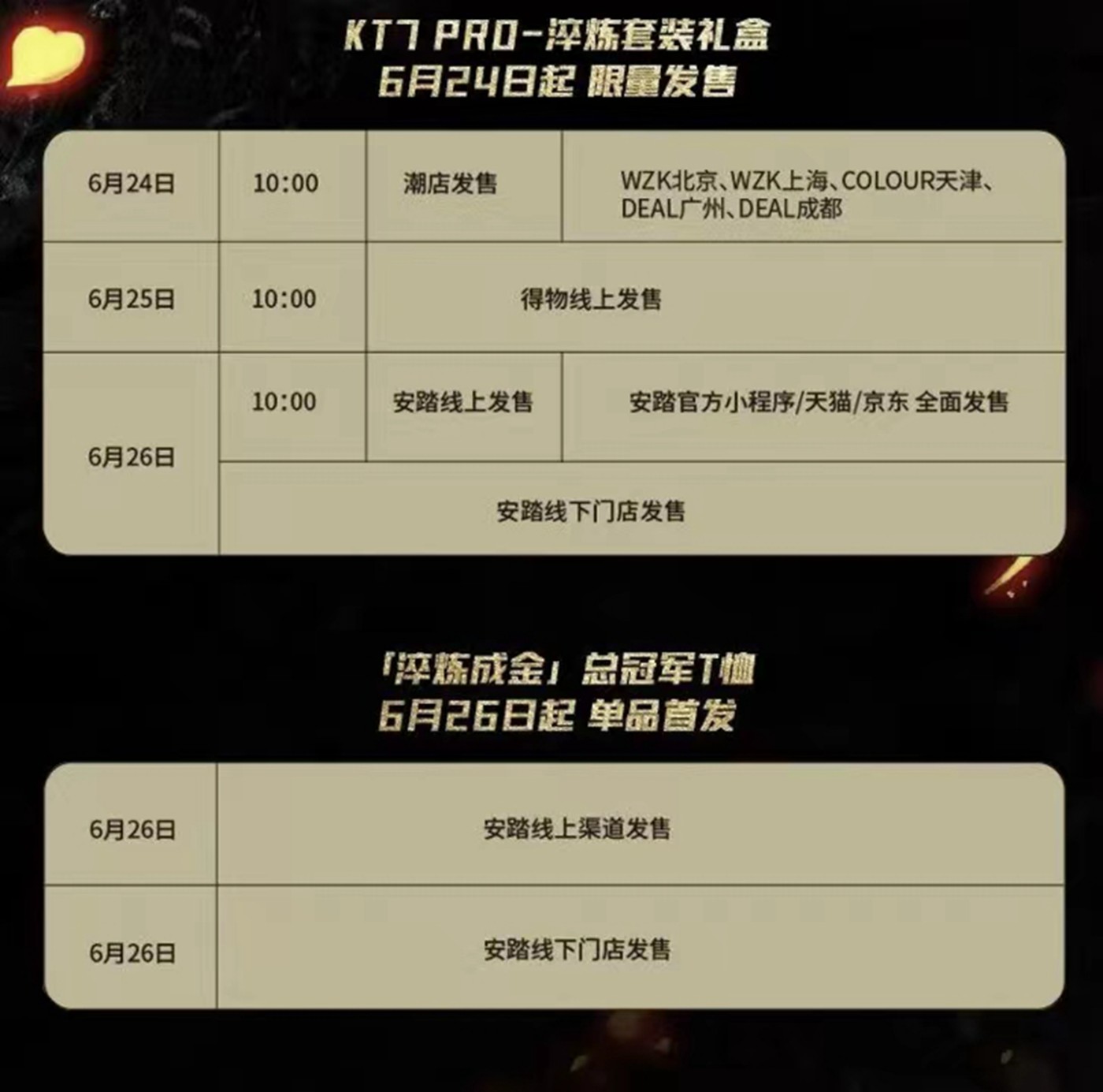 为什么nba手环不夜光（安踏「总冠军套装」突袭上架！三种荧光效果，给我看傻了）